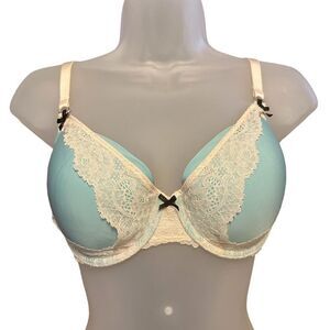 Victoria Secret PINK Blue Push Up Lace Sexy Bra